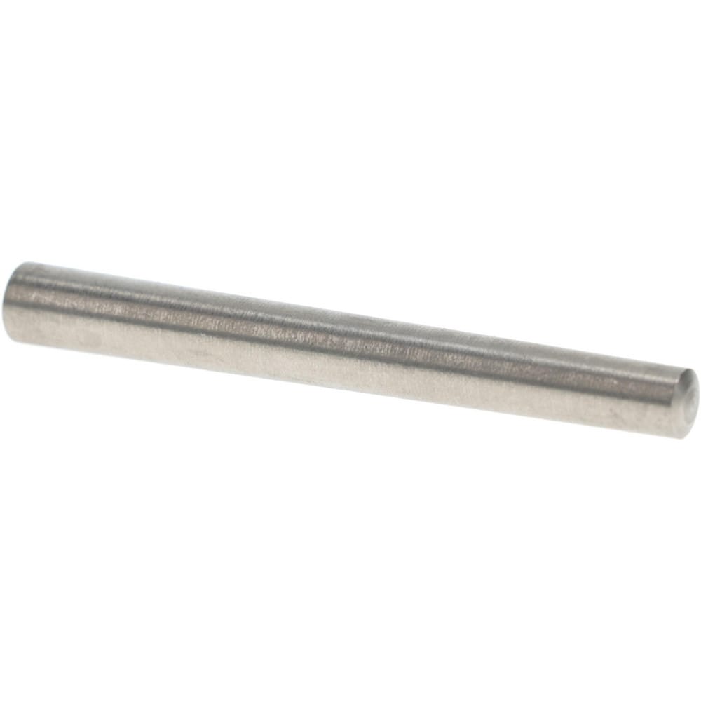 Size 5, 0.237" Small End Diam, 0.289" Large End Diam, Passivated Stainless Steel Taper Pin