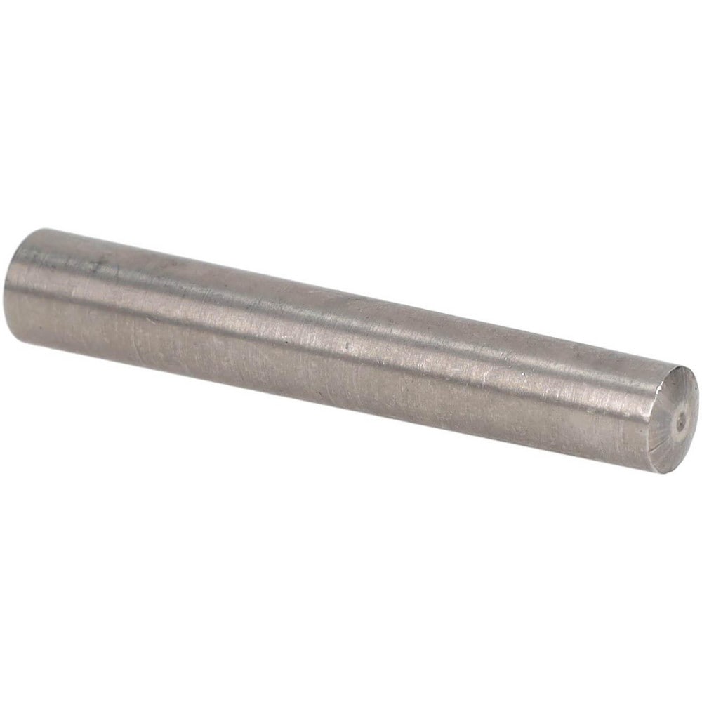 Size 7, 0.357" Small End Diam, 0.409" Large End Diam, Passivated Stainless Steel Taper Pin