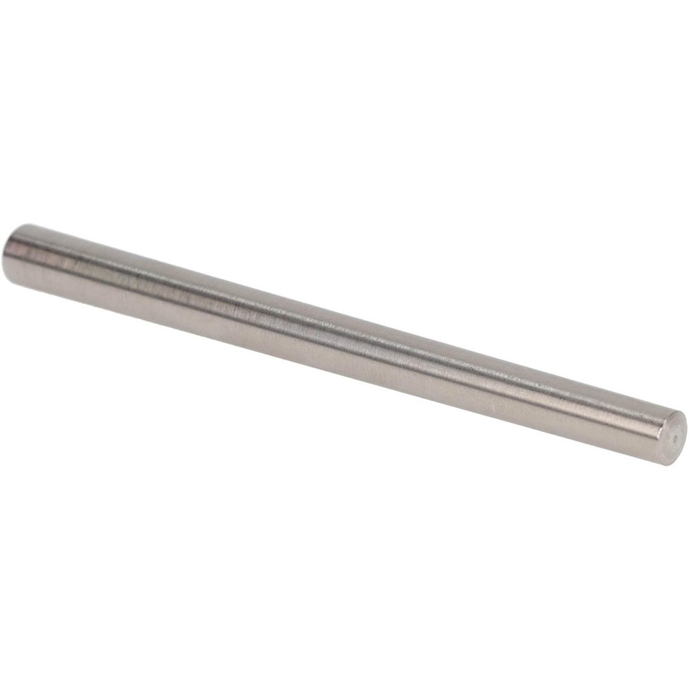 Size 7, 0.305" Small End Diam, 0.409" Large End Diam, Passivated Stainless Steel Taper Pin