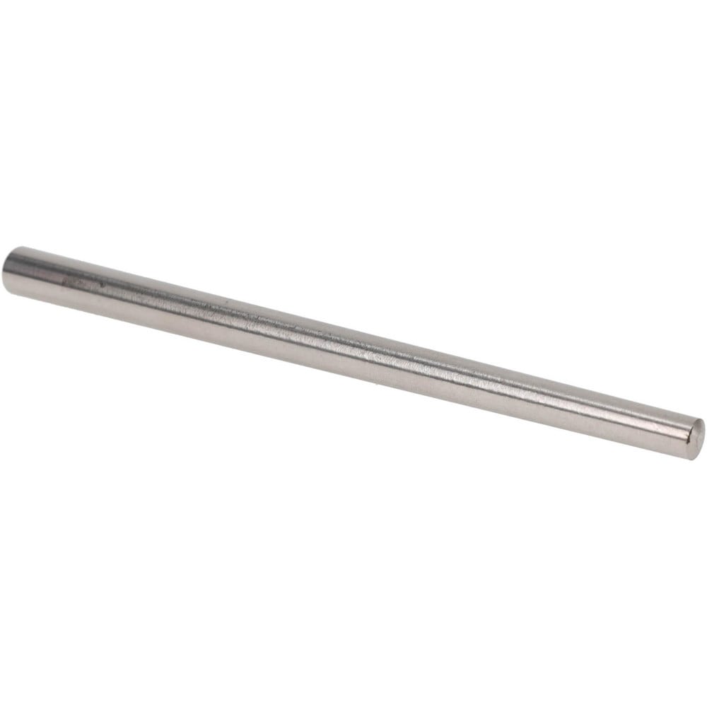 Size 7, 0.2842" Small End Diam, 0.409" Large End Diam, Passivated Stainless Steel Taper Pin