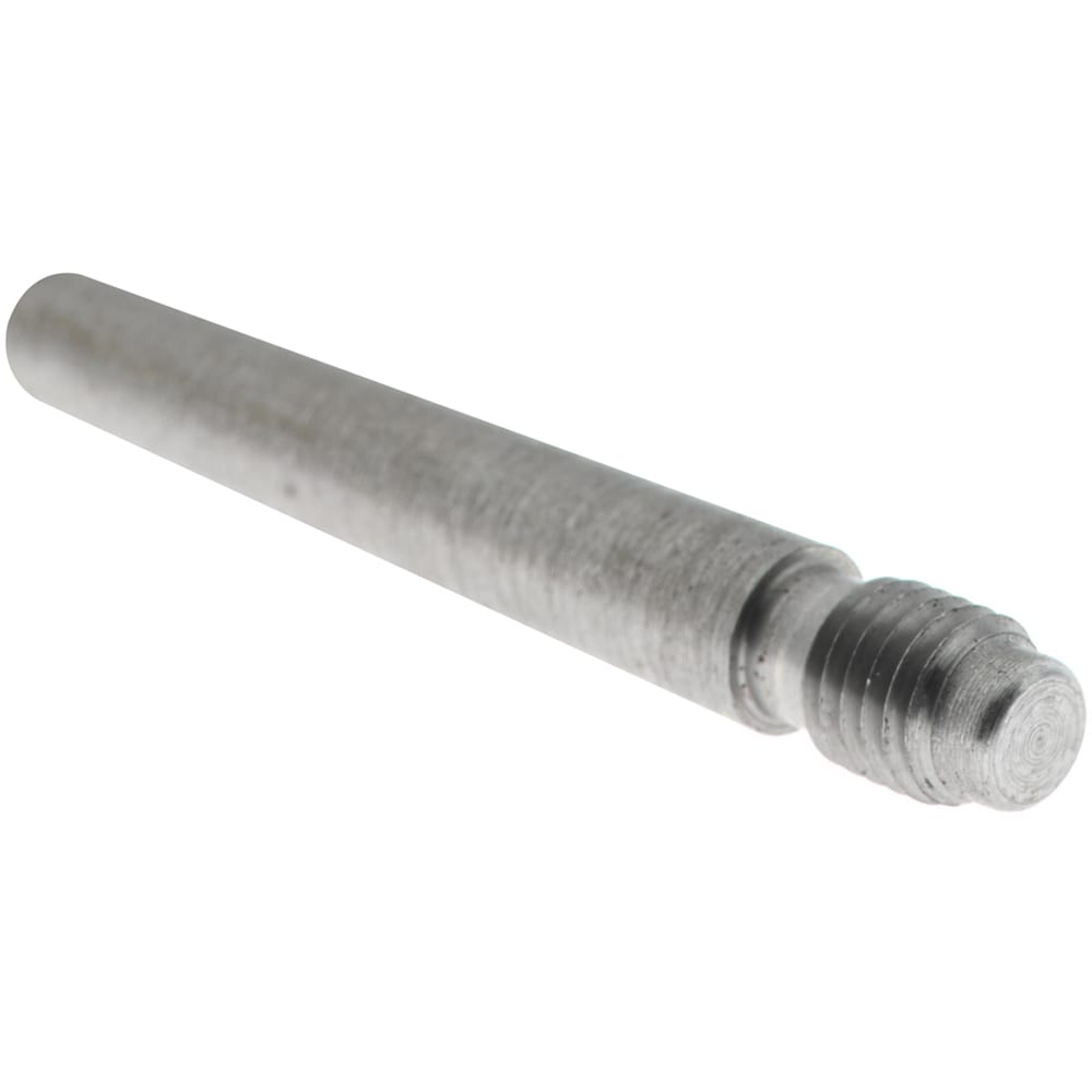 Size 4, 0.248" Large End Diam, Uncoated Steel 1/4-28 Threaded Taper Pin