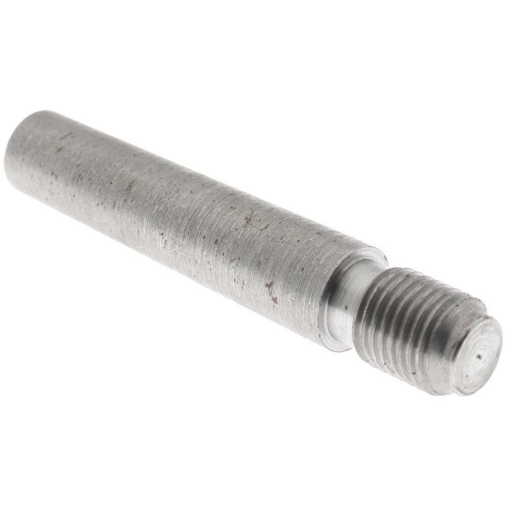 Size 7, 0.407" Large End Diam, Uncoated Steel 3/8-24 Threaded Taper Pin