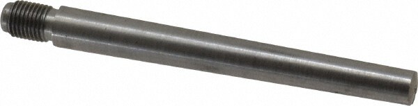 Size 7, 0.407" Large End Diam, Uncoated Steel 3/8-24 Threaded Taper Pin