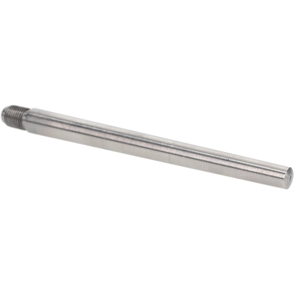Size 7, 0.407" Large End Diam, Uncoated Steel 3/8-24 Threaded Taper Pin