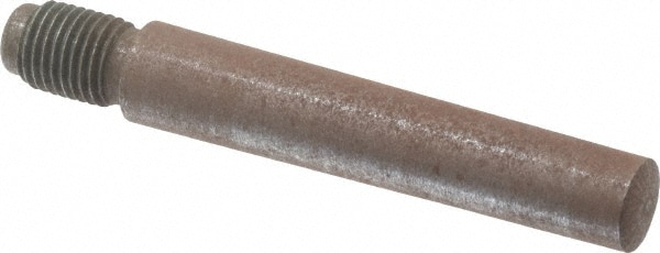 Size 8, 0.49" Large End Diam, Uncoated Steel 7/16-20 Threaded Taper Pin