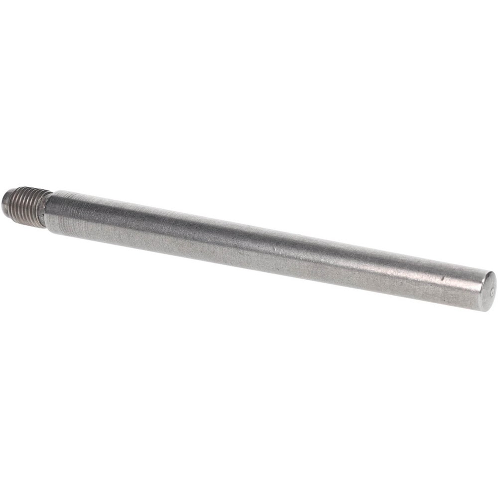 Size 8, 0.49" Large End Diam, Uncoated Steel 7/16-20 Threaded Taper Pin