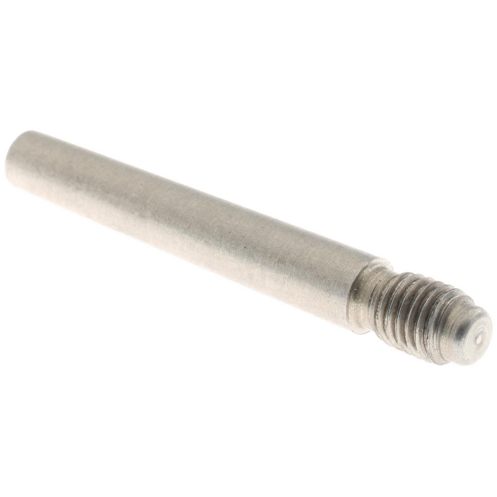 Size 4, 0.248" Large End Diam, Passivated Stainless Steel 1/4-28 Threaded Taper Pin