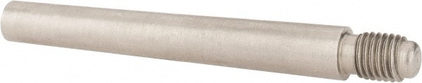 Size 6, 0.339" Large End Diam, Passivated Stainless Steel 5/16-24 Threaded Taper Pin
