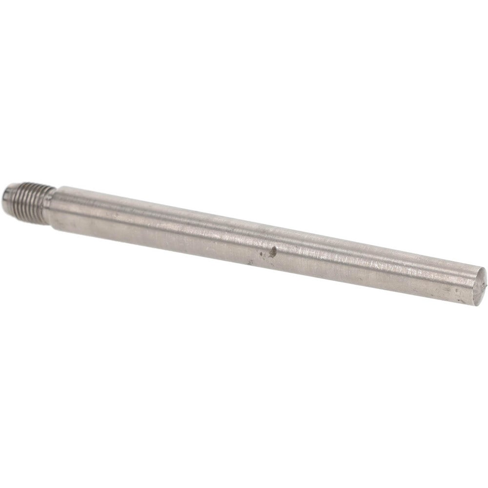 Size 7, 0.407" Large End Diam, Passivated Stainless Steel 3/8-24 Threaded Taper Pin