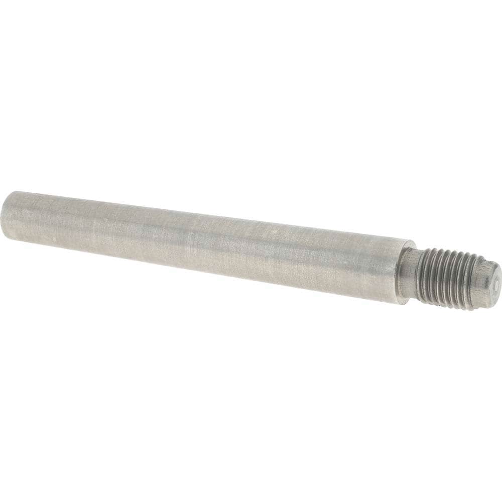 0.313 Small End Diameter 3/8-24 Thread Size 4-1/2 Length Steel Externally Threaded Taper Pin with Hex Nut Plain Finish Standard Tolerance 7 Pin Size 0.407 Large End Diameter 