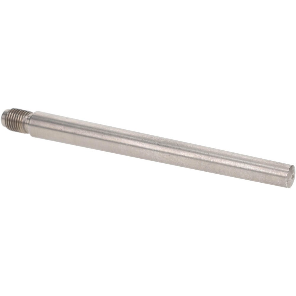 Size 8, 0.49" Large End Diam, Passivated Stainless Steel 7/16-20 Threaded Taper Pin