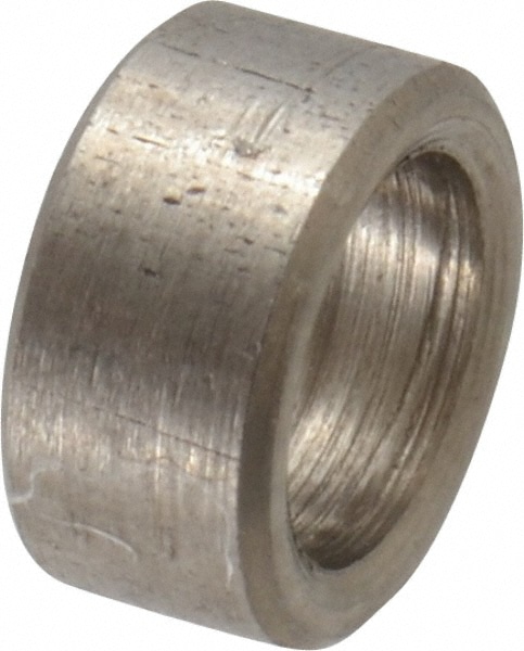 Round Circuit Board Spacer: #8 Screw, 1/8" OAL, 0.171" ID, 1/4" OD, Stainless Steel