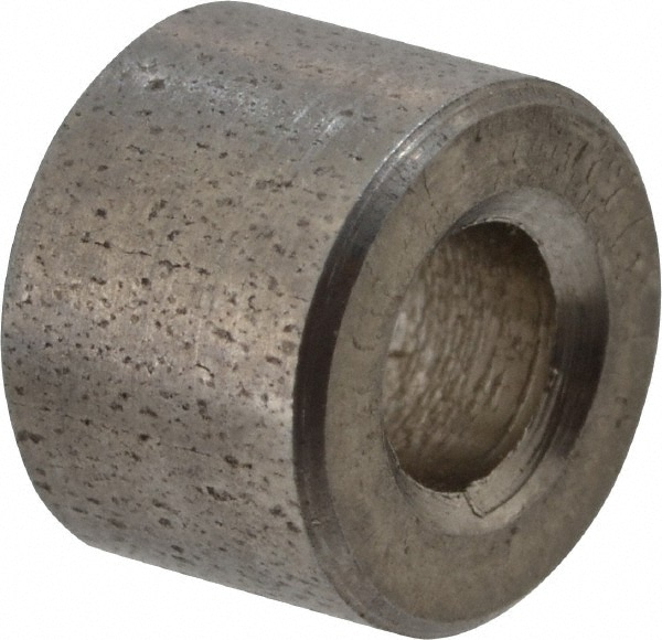 Round Circuit Board Spacer: #4 Screw, 3/16" OAL, 0.116" ID, 1/4" OD, Stainless Steel