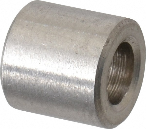Round Circuit Board Spacer: #8 Screw, 5/16" OAL, 0.171" ID, 5/16" OD, Stainless Steel