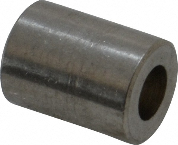 Round Circuit Board Spacer: #10 Screw, 1/2" OAL, 0.194" ID, 3/8" OD, Stainless Steel