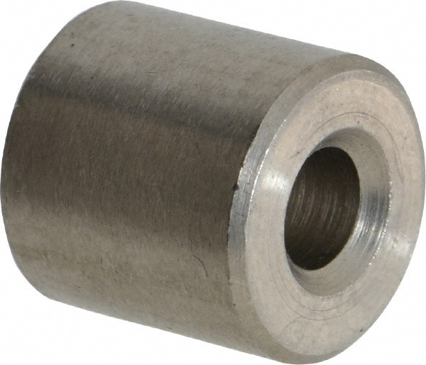 Round Circuit Board Spacer: #10 Screw, 1/2" OAL, 0.194" ID, 1/2" OD, Stainless Steel