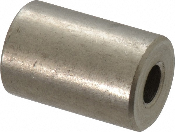 Round Circuit Board Spacer: #10 Screw, 3/4" OAL, 0.194" ID, 1/2" OD, Stainless Steel