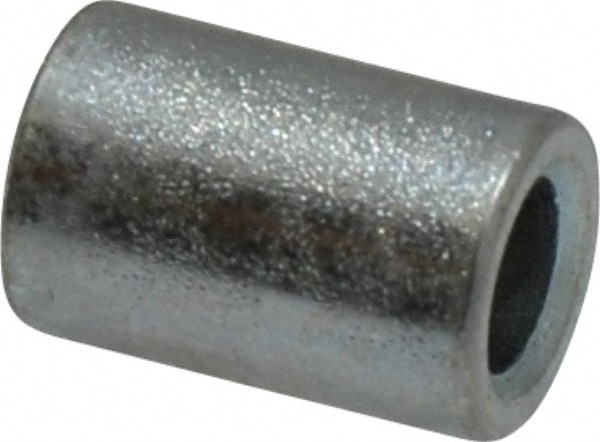 Round Circuit Board Spacer: #6 Screw, 3/8" OAL, 0.141" ID, 1/4" OD, Brass