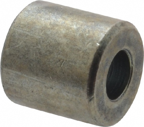 Round Circuit Board Spacer: #8 Screw, 3/8" OAL, 0.171" ID, 3/8" OD, Brass