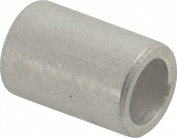 Round Circuit Board Spacer: #8 Screw, 3/8" OAL, 0.171" ID, 1/4" OD, Aluminum