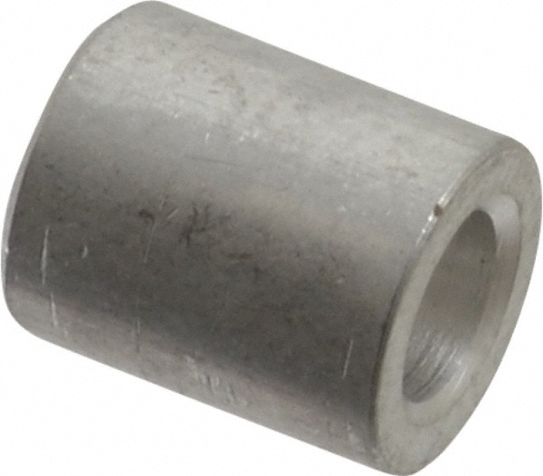 Round Circuit Board Spacer: #8 Screw, 3/8" OAL, 0.171" ID, 5/16" OD, Aluminum