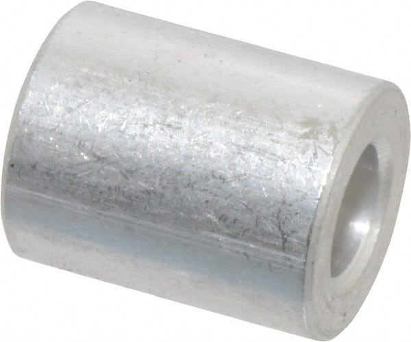#6 X 3/8 500 pcs Aluminum ID=0.140 Round Spacers 5/16 Diameter 
