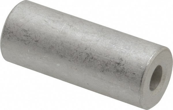 Round Circuit Board Spacer: #10 Screw, 1-1/4" OAL, 0.194" ID, 1/2" OD, Aluminum