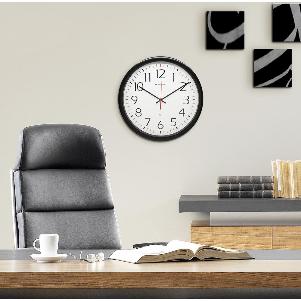 AcuRite - Clocks & Multi-Function Clocks: Type: Analog; Color: White ...