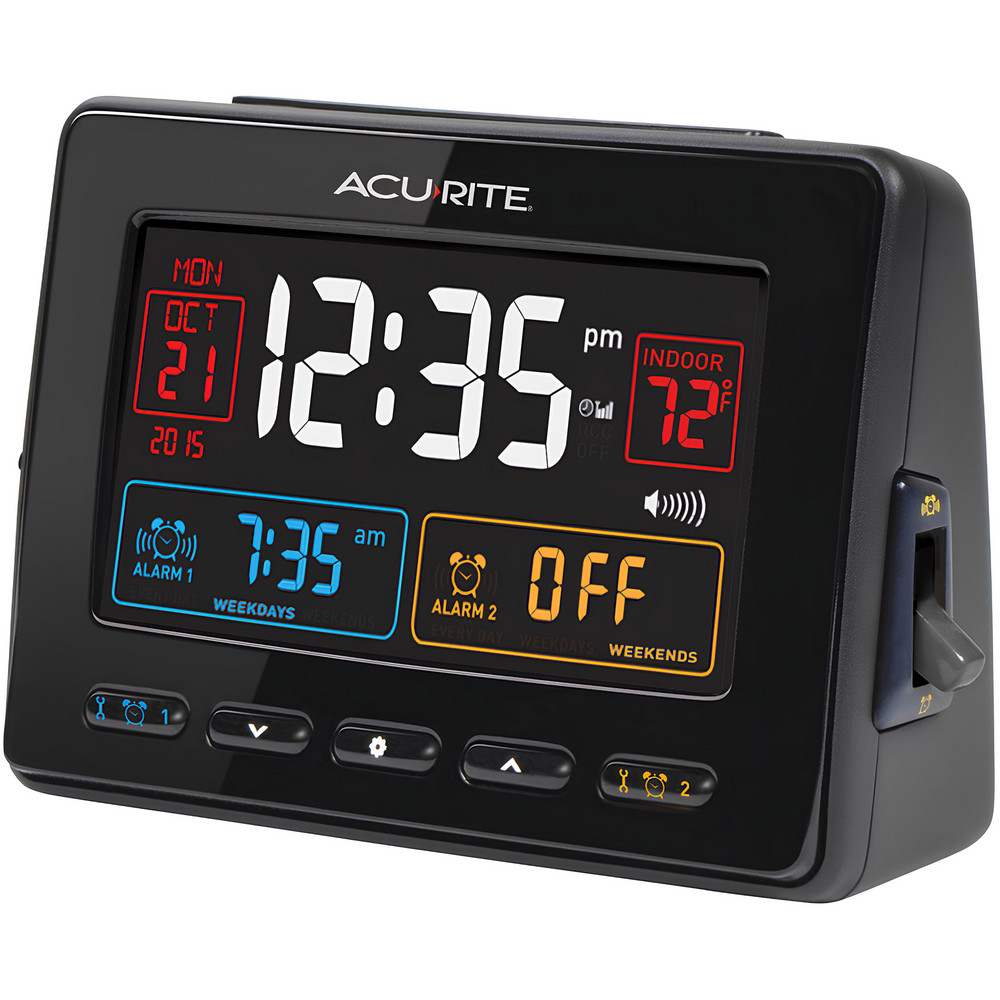 AcuRite - Clocks & Multi-Function Clocks; Type: Digital; Color: Black ...