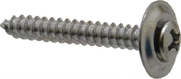 Au-Ve-Co Products 2773 Sheet Metal Screw: #8, Sems Oval Head, Phillips 