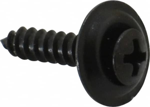 Au-Ve-Co Products 11788 Sheet Metal Screw: #8, Sems Oval Head, Phillips 