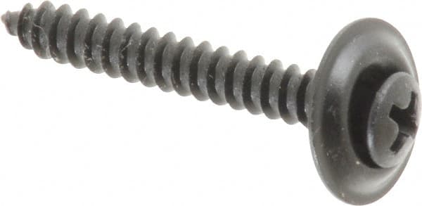 Au-Ve-Co Products 11790 Sheet Metal Screw: #8, Sems Oval Head, Phillips 