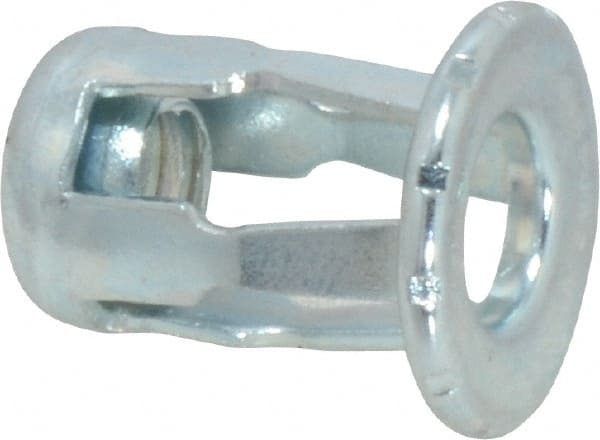 Au-Ve-Co Products 13016 1/4-20 UNC Thread, Zinc Plated, Steel, Screwdriver Installed Rivet Nut 