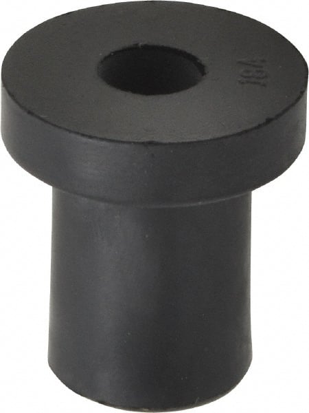 Au-Ve-Co Products 13010 1/4-20, 0.74" Diam x 0.187" Thick Flange, Rubber Insulated Rivet Nut 