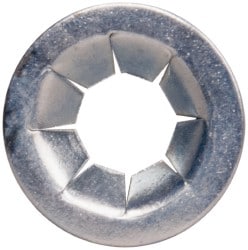 7/16" OD, Spring Steel Push Nut