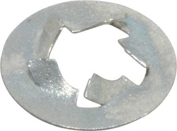 Au-Ve-Co Products 10086 1/4" Screw, 1/2" OD, Spring Steel Push Nut 