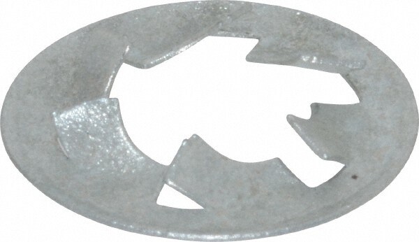 1/2" Screw, 15/16" OD, Spring Steel Push Nut