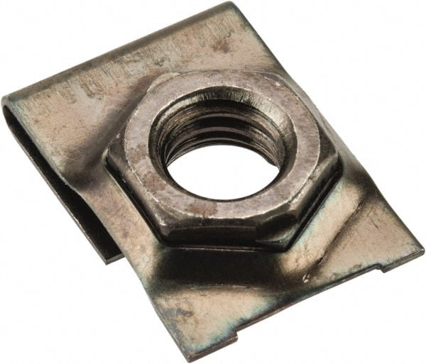 Au-Ve-Co Products 5170 3/8-16 Screw, 0.05 to 0.09" Thick, Spring Steel J Nut Retainer 
