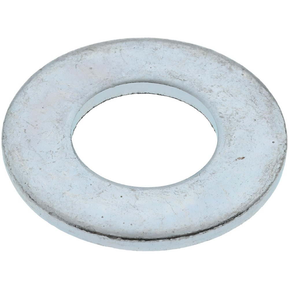 Value Collection - 1/2″ Screw USS Flat Washer: Steel, Zinc-Plated