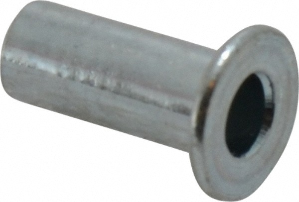 #6-32, 0.01 to 0.08" Grip, #12, Steel Standard Rivet Nut
