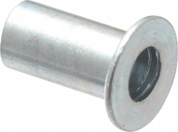 #8-32, 0.01 to 0.08" Grip, #2, Steel Standard Rivet Nut