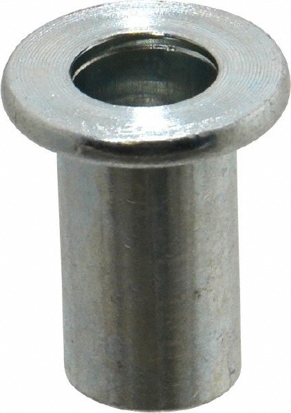 Value Collection 47181 3/8-16, 0.03 to 0.115" Grip, 1/2" Drill, Steel Standard Rivet Nut Image