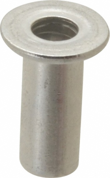 Value Collection 47210 #6-32, 0.01 to 0.08" Grip, #12, Aluminum Standard Rivet Nut Image