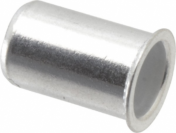 Value Collection 47520 #8-32, 0.01 to 0.08" Grip, #2, Aluminum Standard Rivet Nut Image