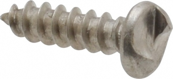 Made in USA 5.6A12RS Sheet Metal Screw: #6, Round Head, Slotted Image