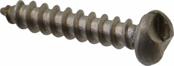 Made in USA 5.10A1RS Sheet Metal Screw: #10, Round Head, Slotted Image