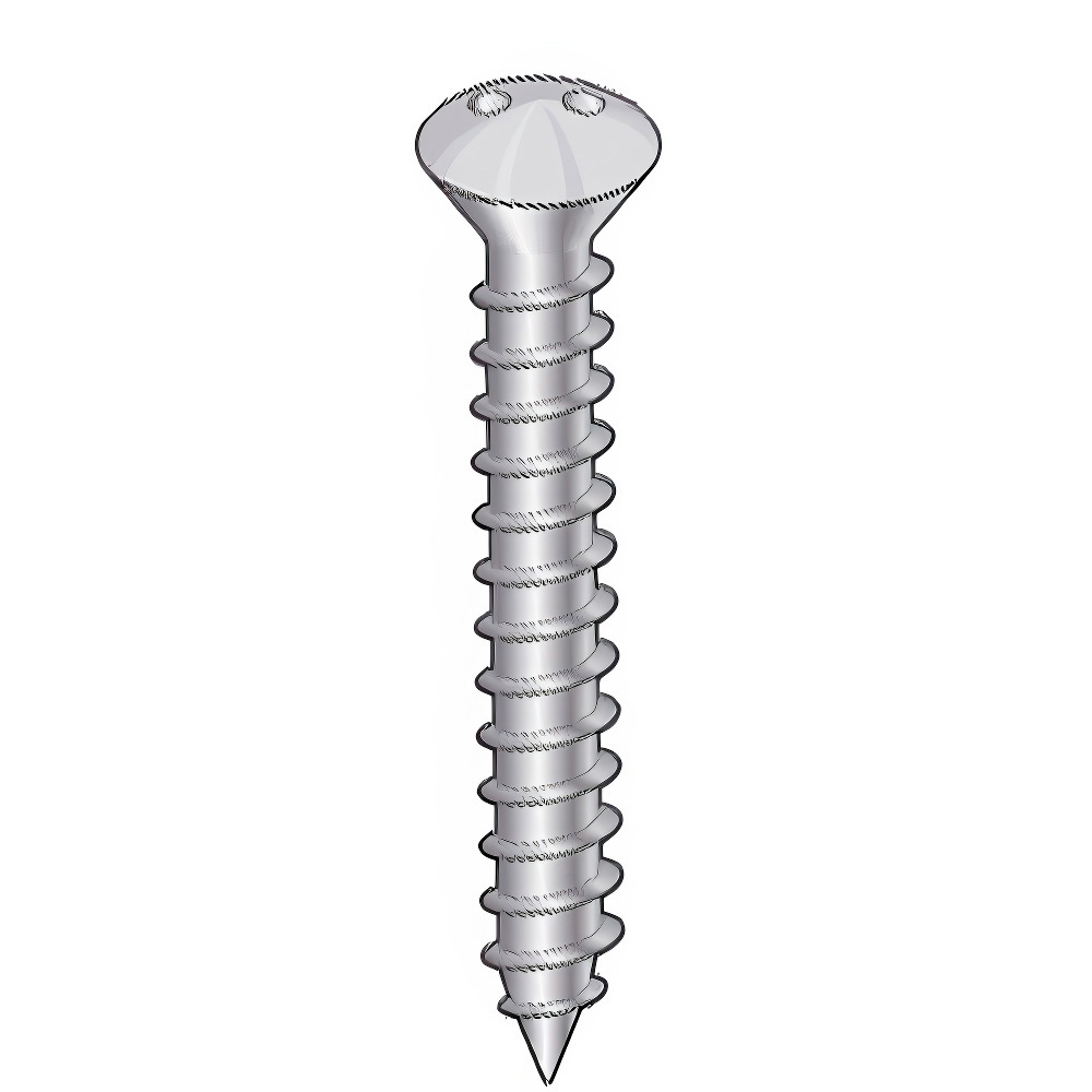 Made in USA 1.10A34FS Sheet Metal Screw: #10, Flat Head, Spanner Image