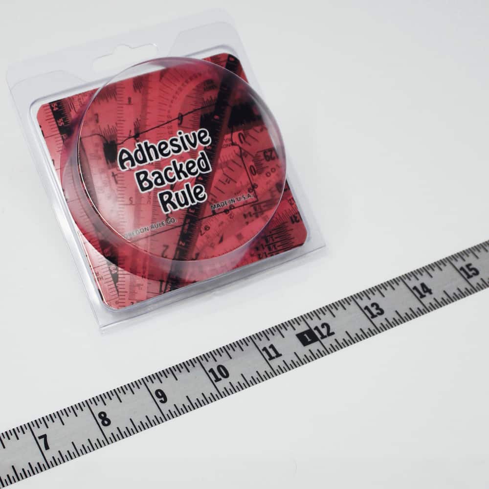  Self-Adhesive Measuring Tape with Fractions 24 Inches