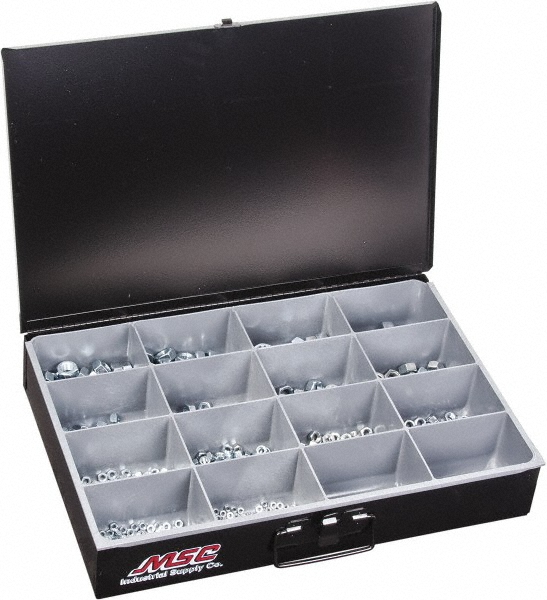 Value Collection 67760728 M4x0.7 to M16x2 Thread, 665 Piece Steel Nut Assortment Image