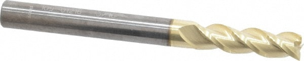 ProMax 109-01216 Square End Mill: 3/16 Dia, 5/8 LOC, 3/16 Shank Dia, 2 OAL, 3 Flutes, Solid Carbide Image